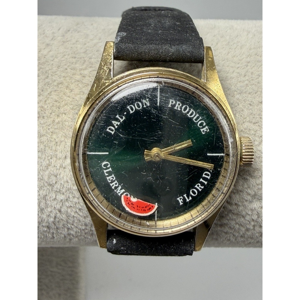 Dal-Don Produce Clermont Florida Vintag Manual Wind Works Ladies Watch 28MM 6.7"